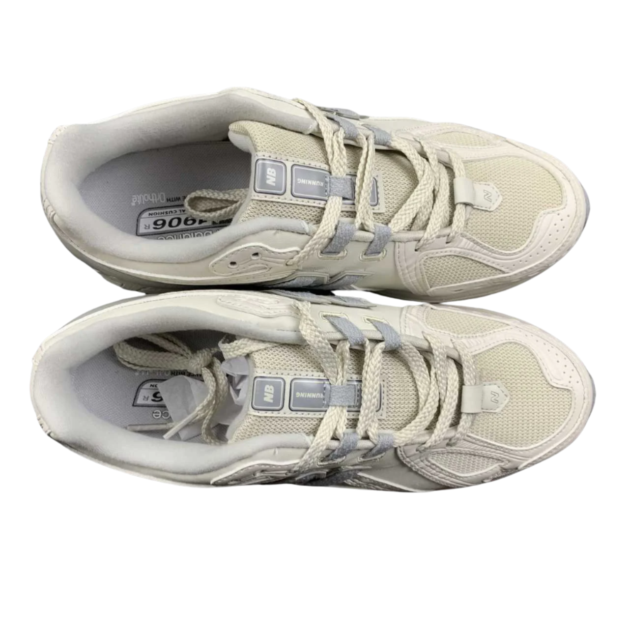 New Balance Cream Beige, Grey Sneaker | $149.99