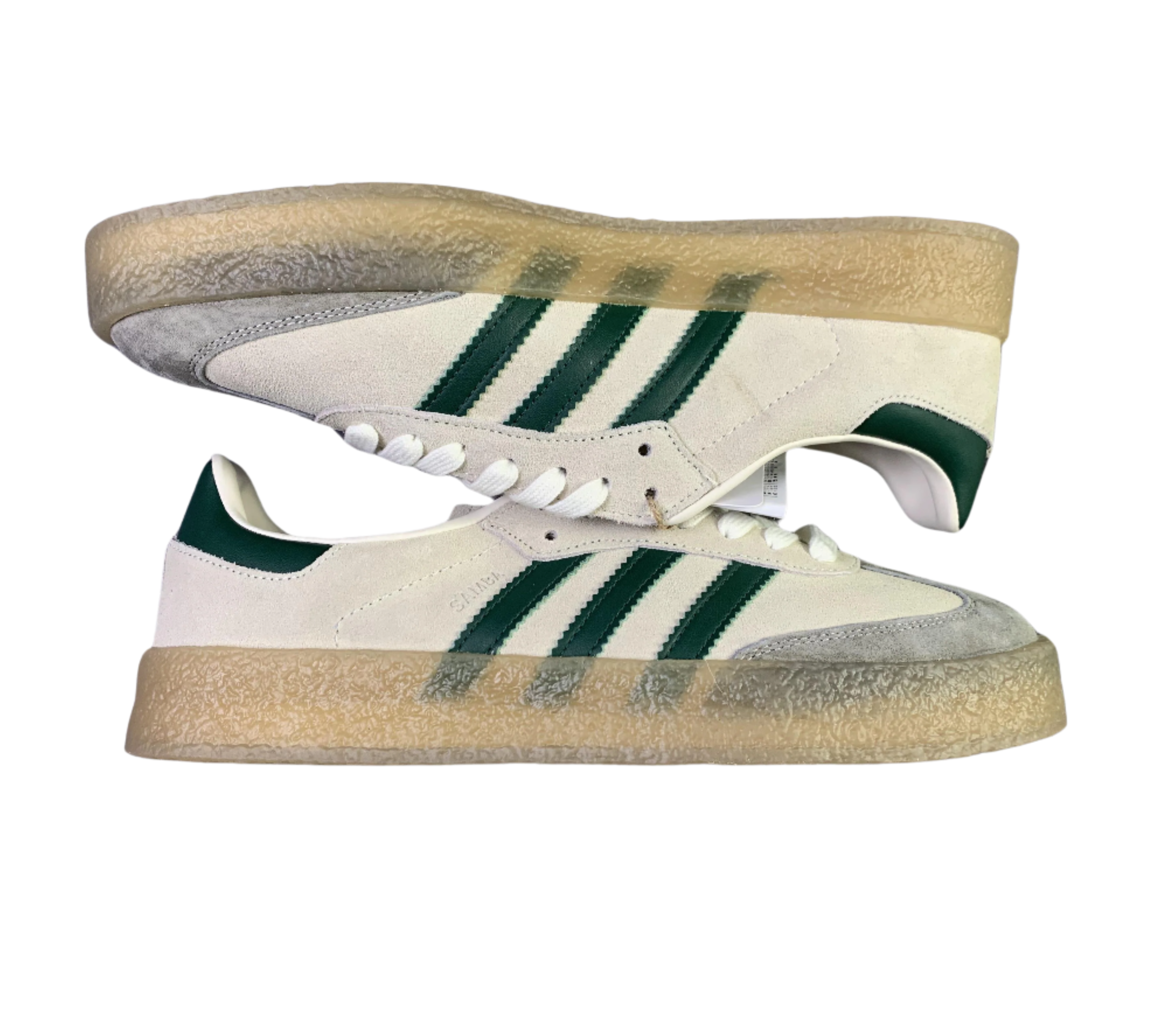 Adidas Samba x Gum Sole - Vintage Cream & Forest Green