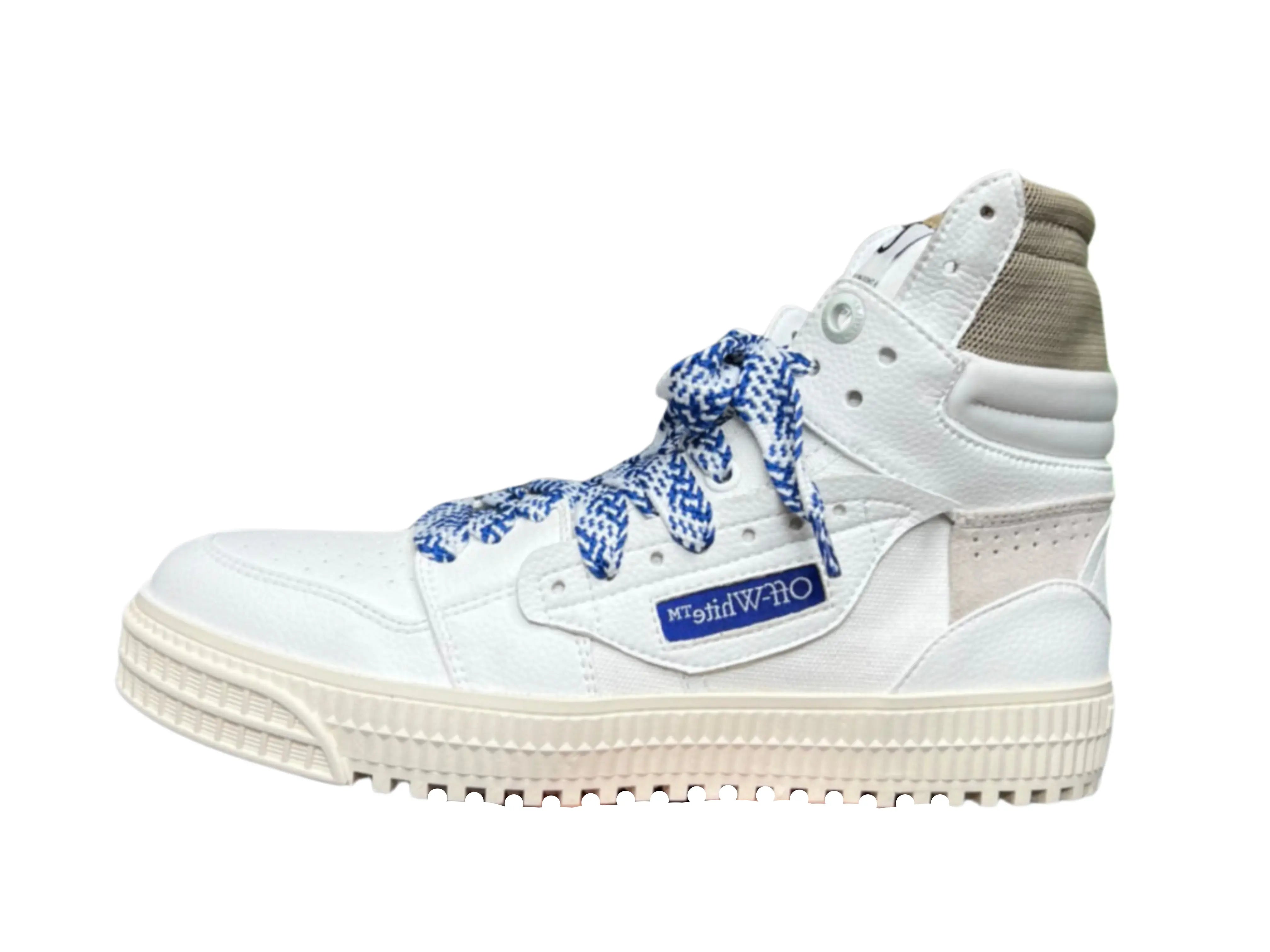Off-White 3.0 Off Court High Top - White & Blue Off-White