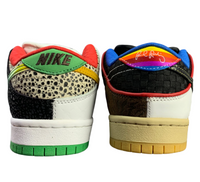 SB Dunk Low - Multicolor Stripe & Black