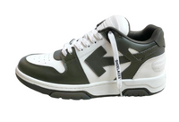 Off-White Out Of Office Low Top - White & Olive Green Off-White