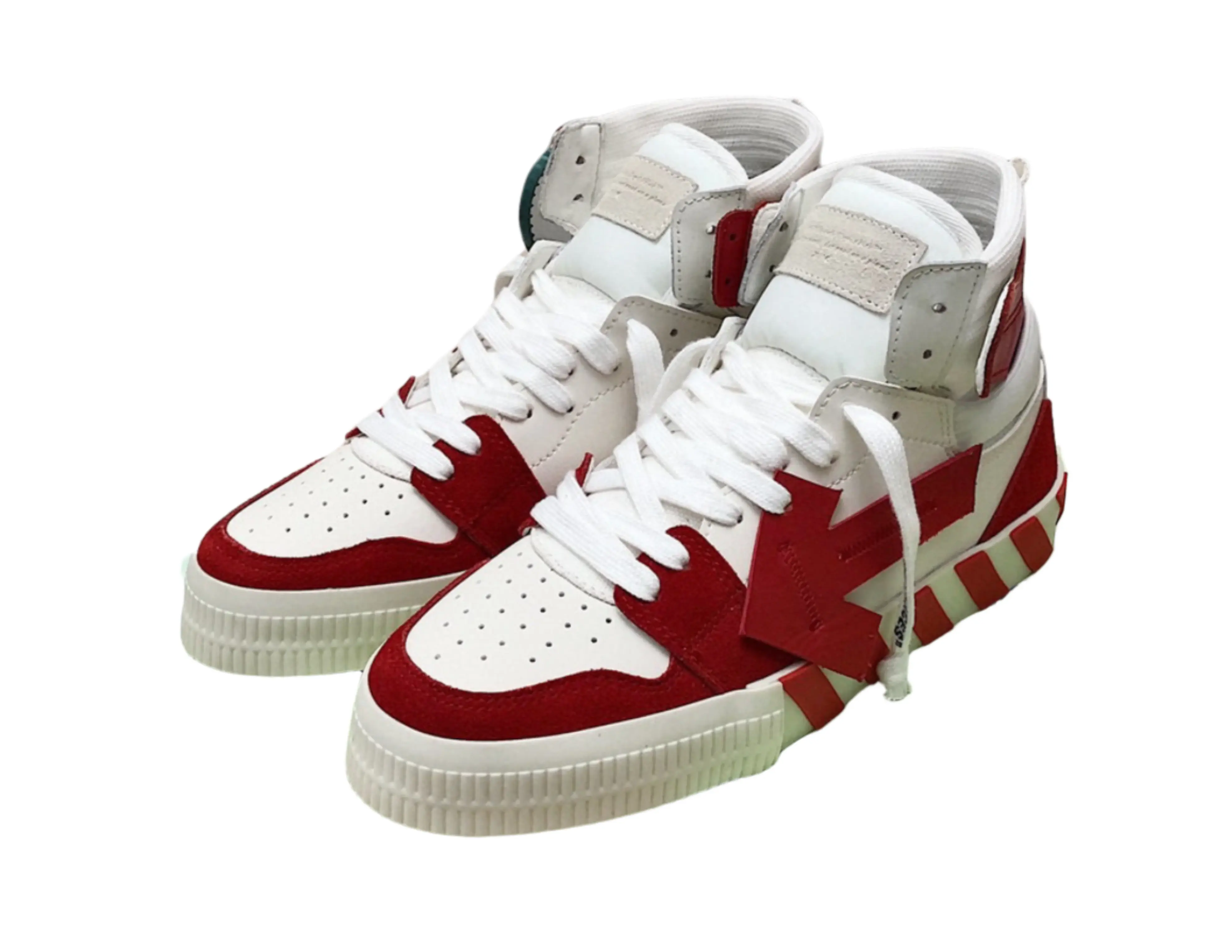 Off-White Off-Court 3.0 High Top - Red & White Off-White