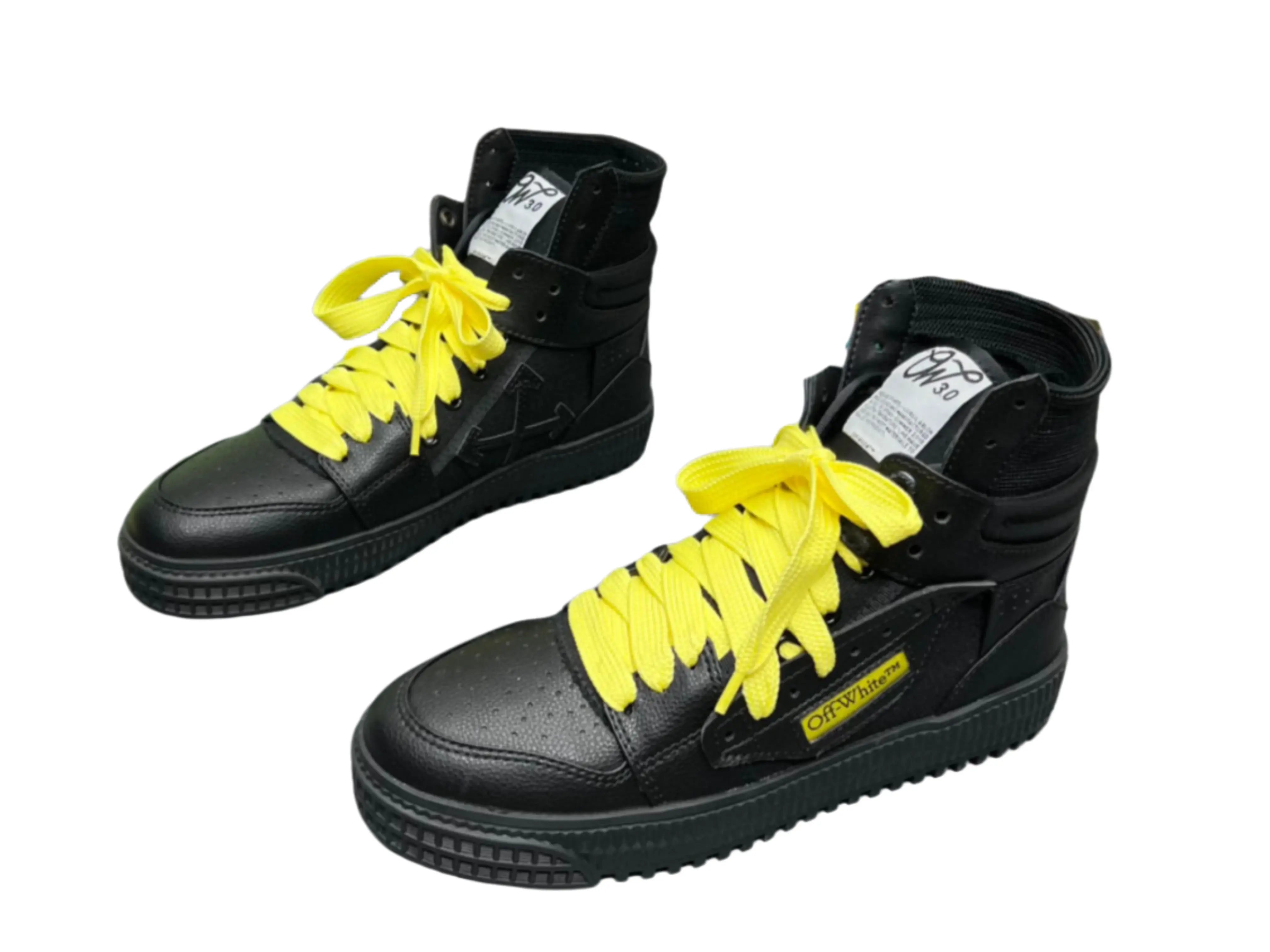 Off-White 3.0 Off Court High Top - Black & Yellow Off-White