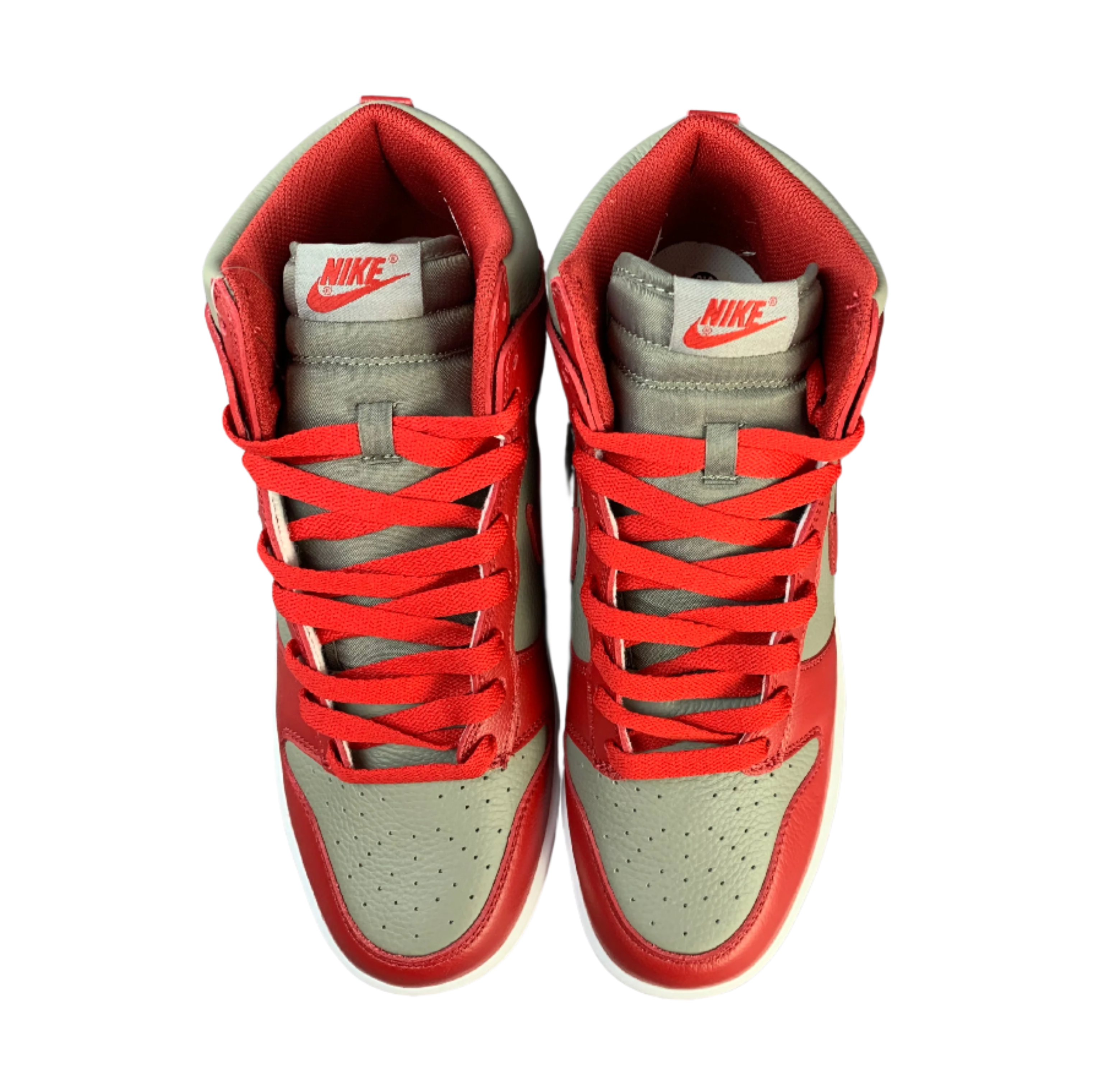 SB Dunk High - Red & Grey Classic Edition