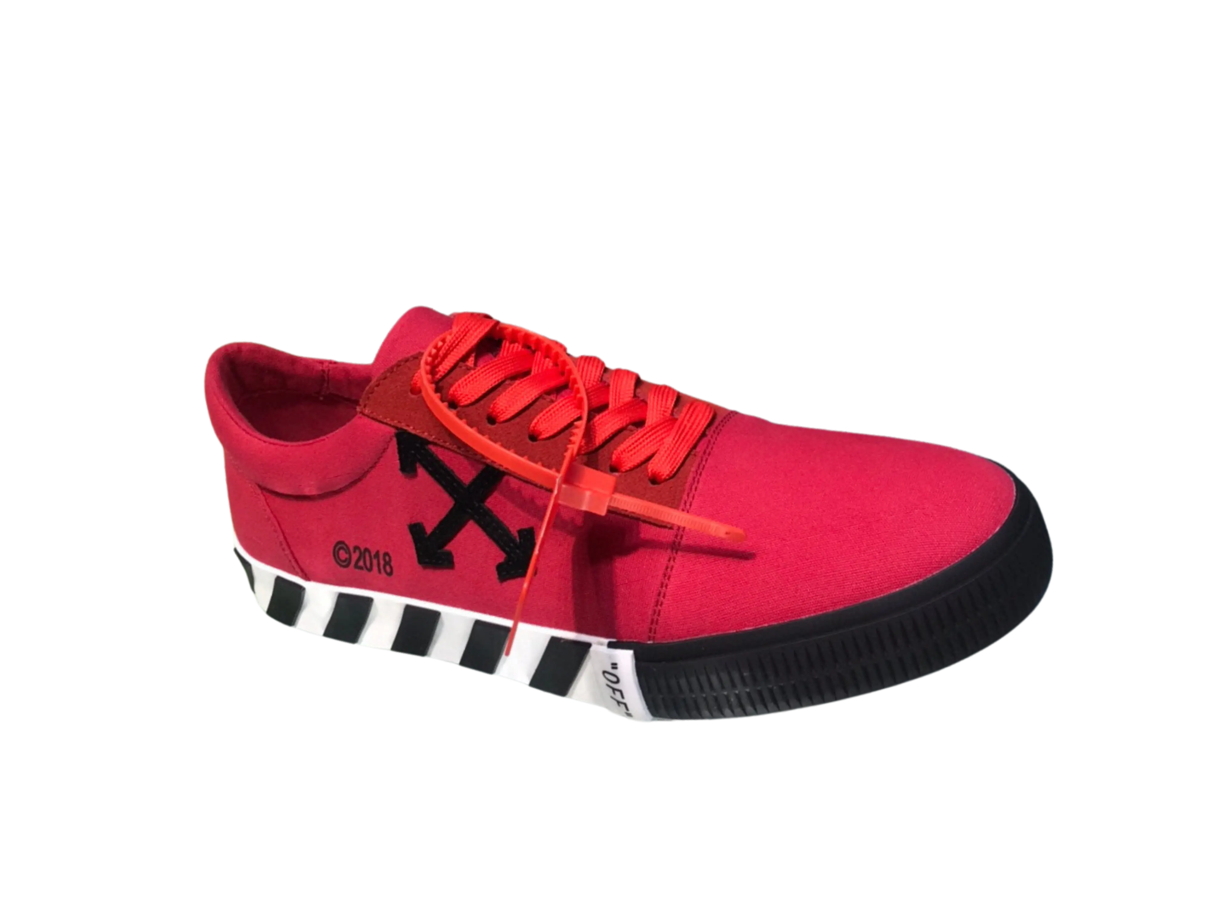 Off-White 2.0 Low Top - Red, Black & White Off-White