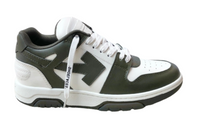 Off-White Out Of Office Low Top - White & Olive Green Off-White