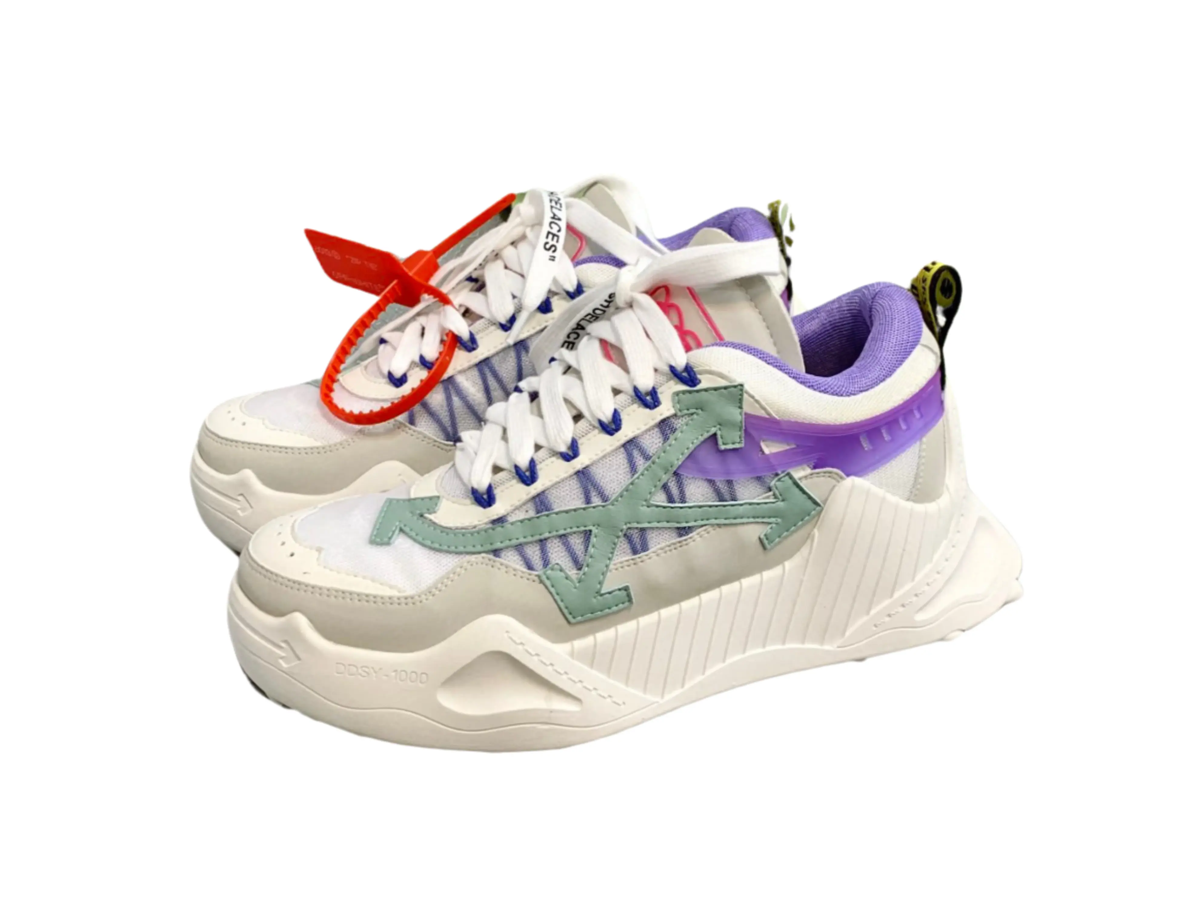 Off-White ODSY-1000 - White, Lilac & Mint Green Off-White