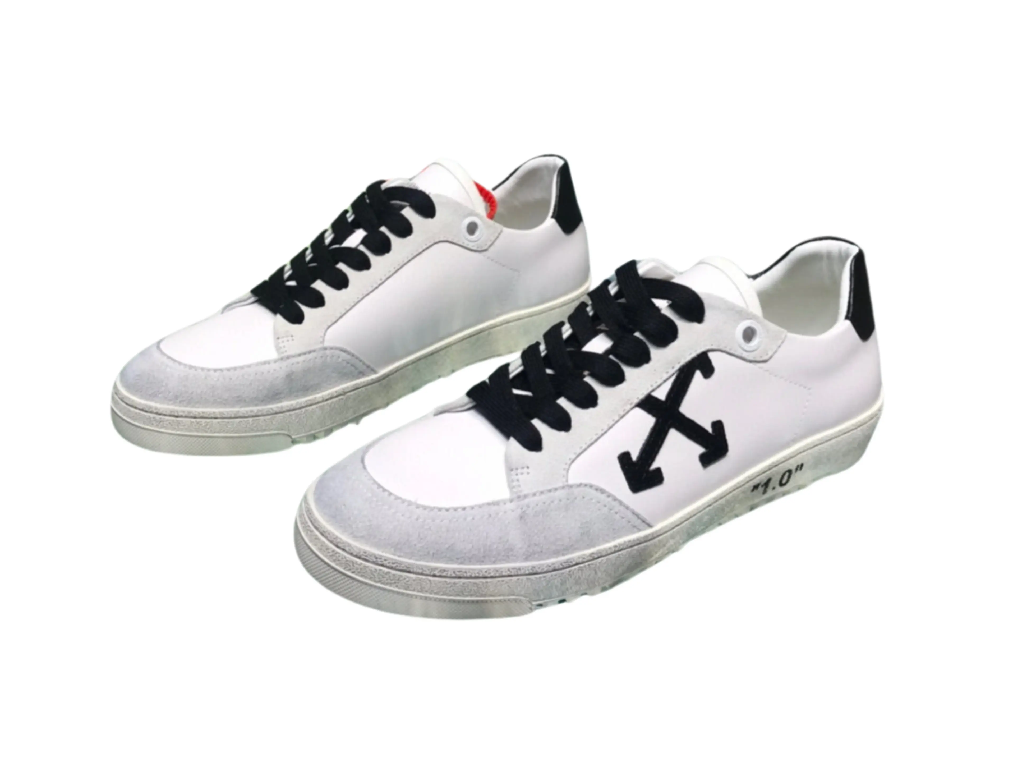Off-White 2.0 Low Top - White, Gray & Black Off-White