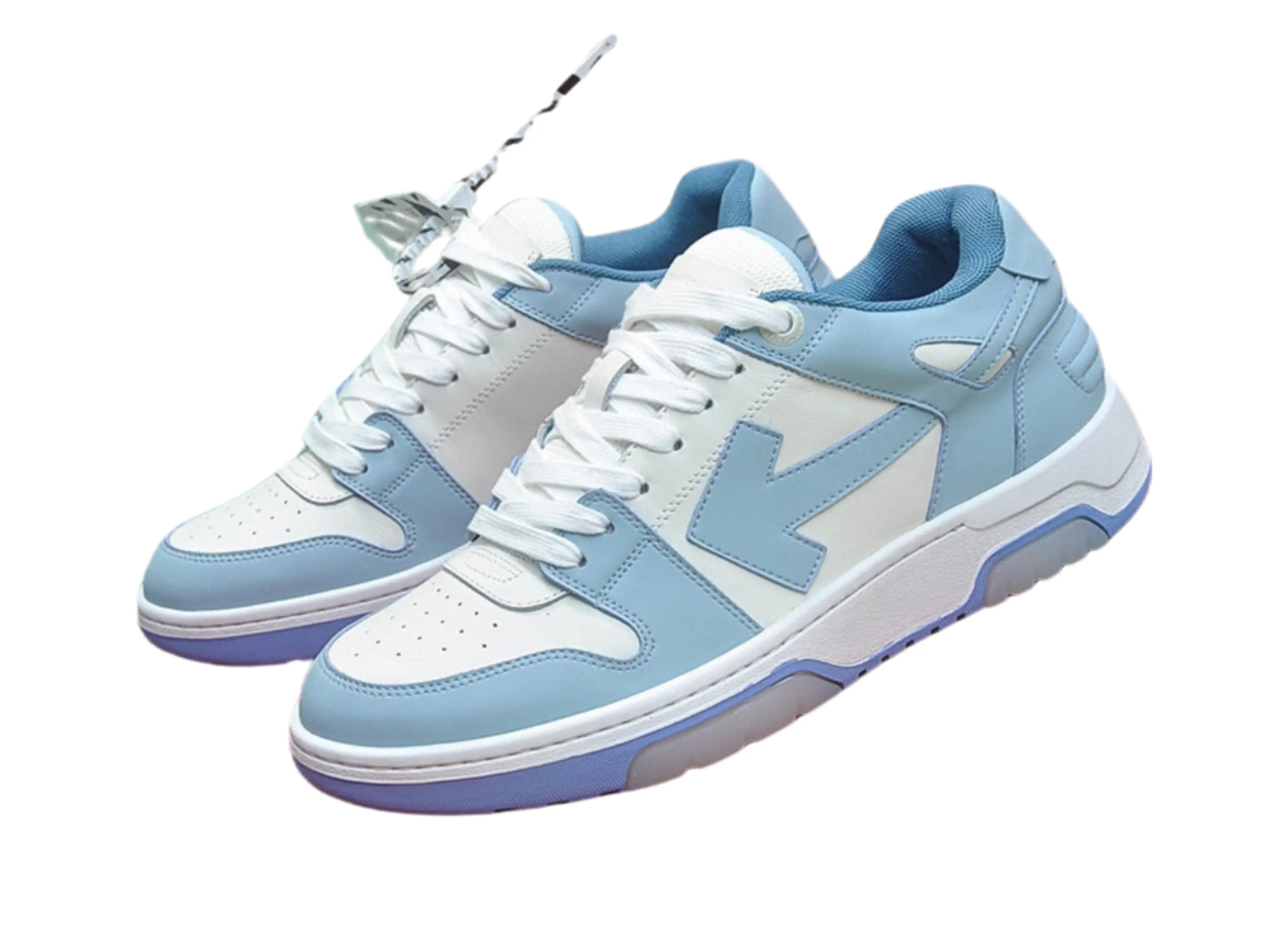 Off-White Out of Office Low-Top - White & Baby Blue Off-White