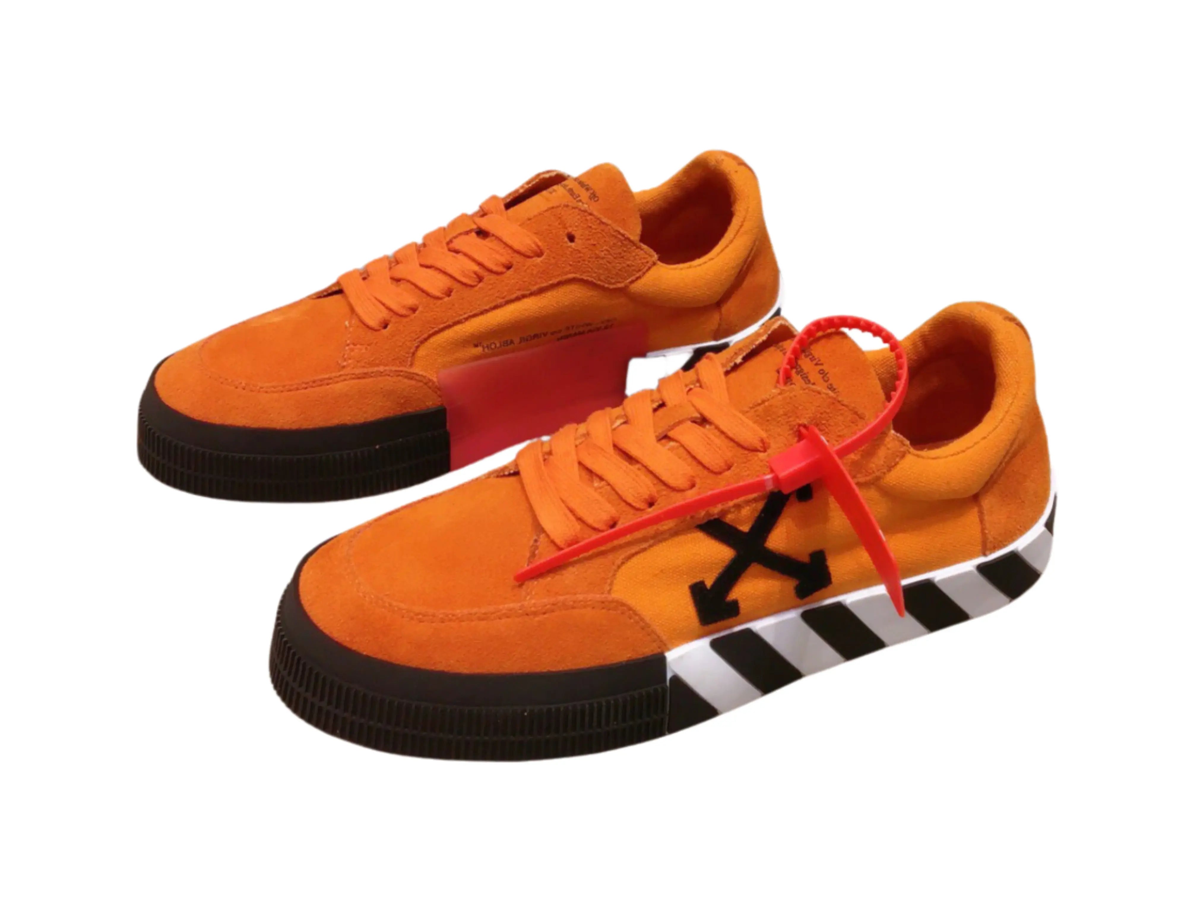 Off-White Vulcanized Low-Top - Orange & Black Off-White