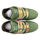 Louis Vuitton Nubuck Calf Leather Green Sneakers