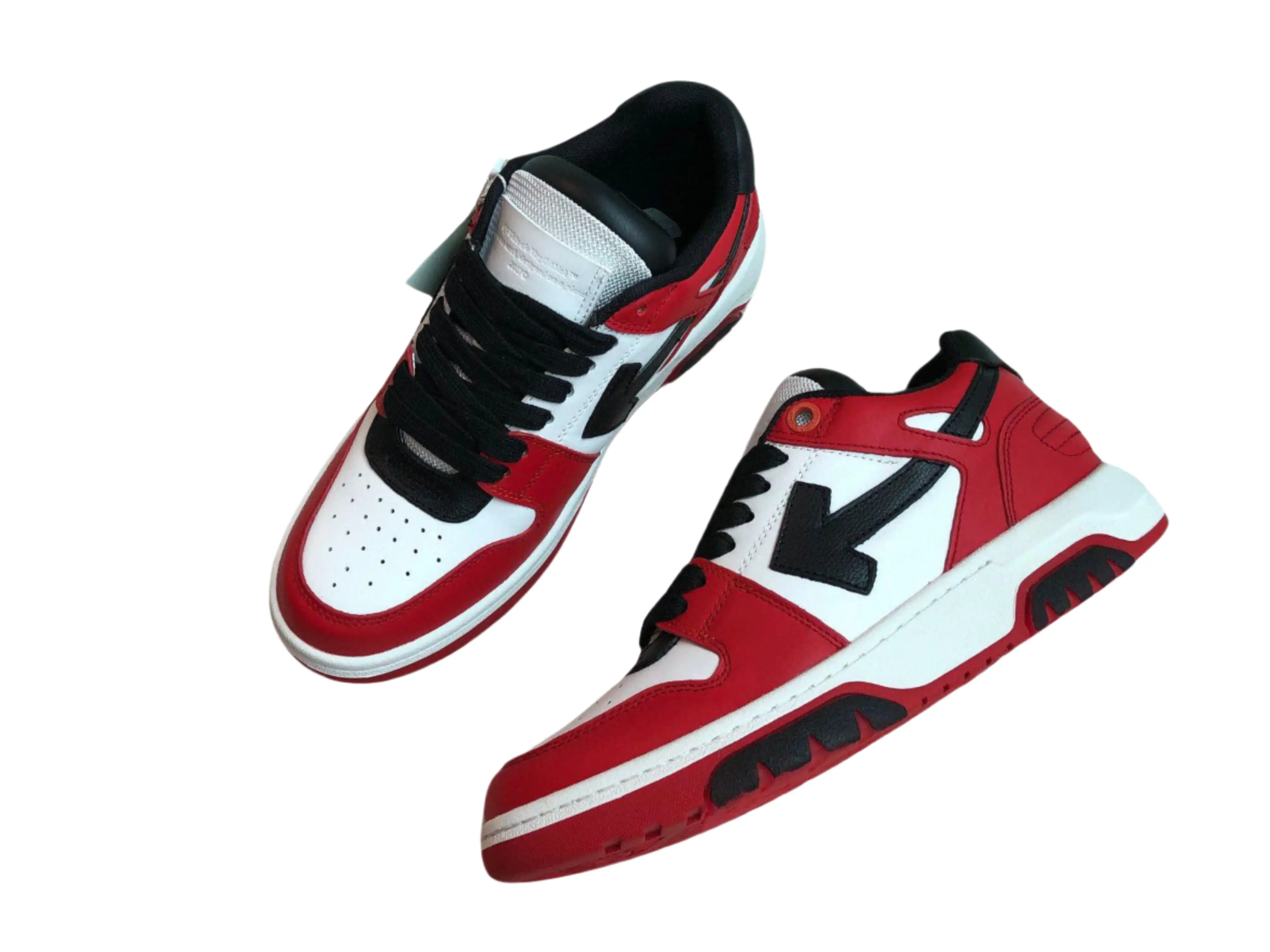 Off-White Out Of Office Low Top - Red & Black Off-White