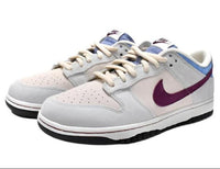 SB Dunk Low - Gray, Blue & Plum