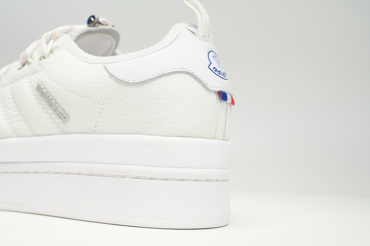 Adidas and Moncler M Campus White