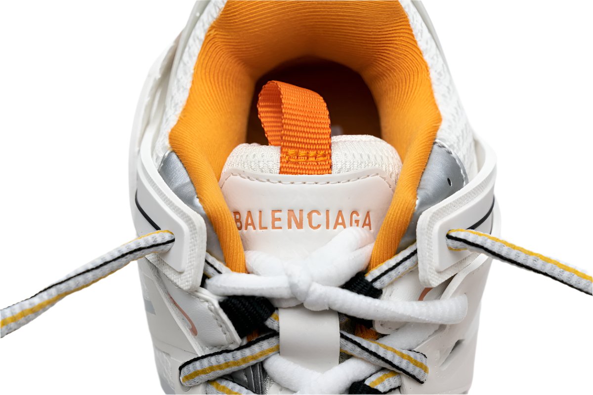 Balenciaga Track White Orange Sneakers