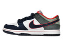 SB Dunk Low - Navy, Gray & Red