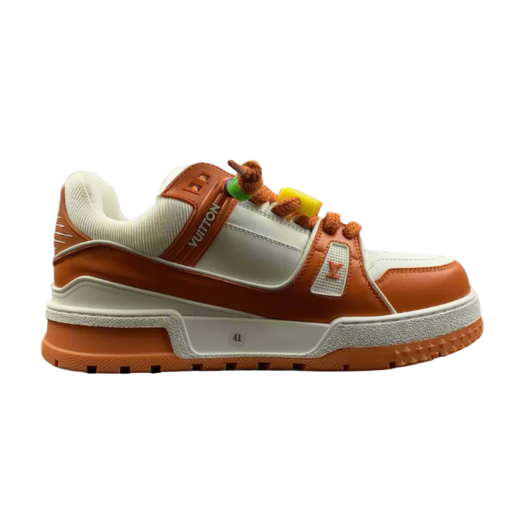 Louis Vuitton Trainer Orange Sneaker