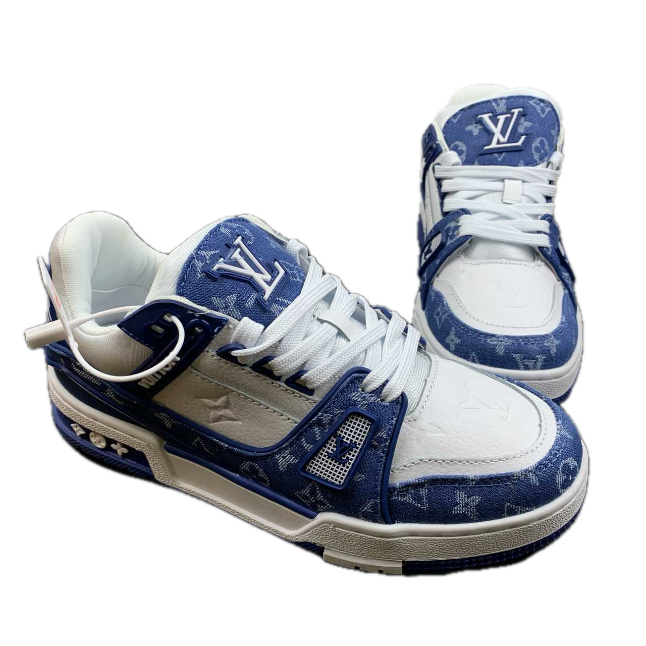 Louis Vuitton Trainer Blue Sneakers